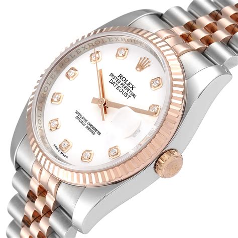 rolex datejust 36 steel and rose gold|rolex datejust 36 everose gold.